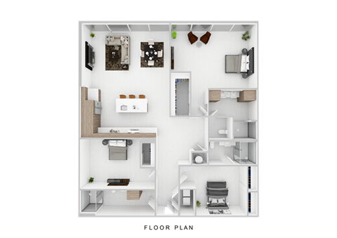 Floor plan for 3 beds, 3 baths, 1685 sqft